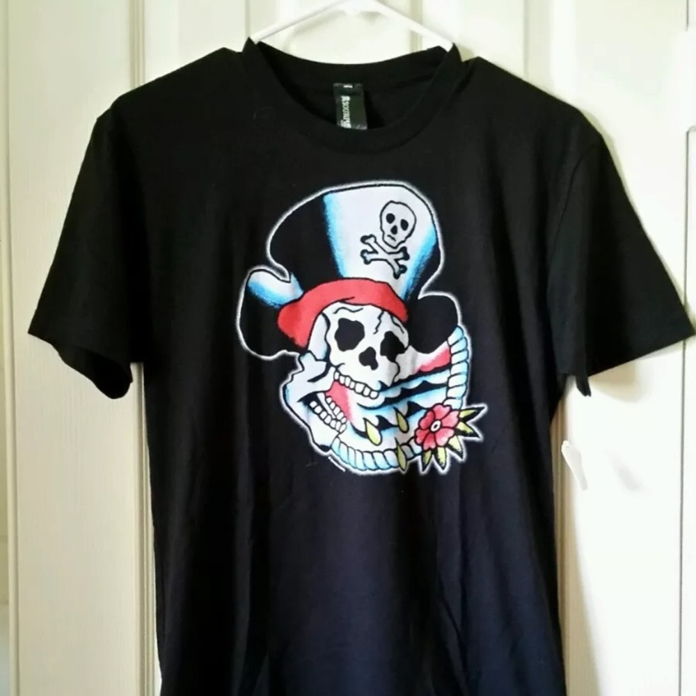 Sourpuss Men’s Spitting Pirate T Shirt